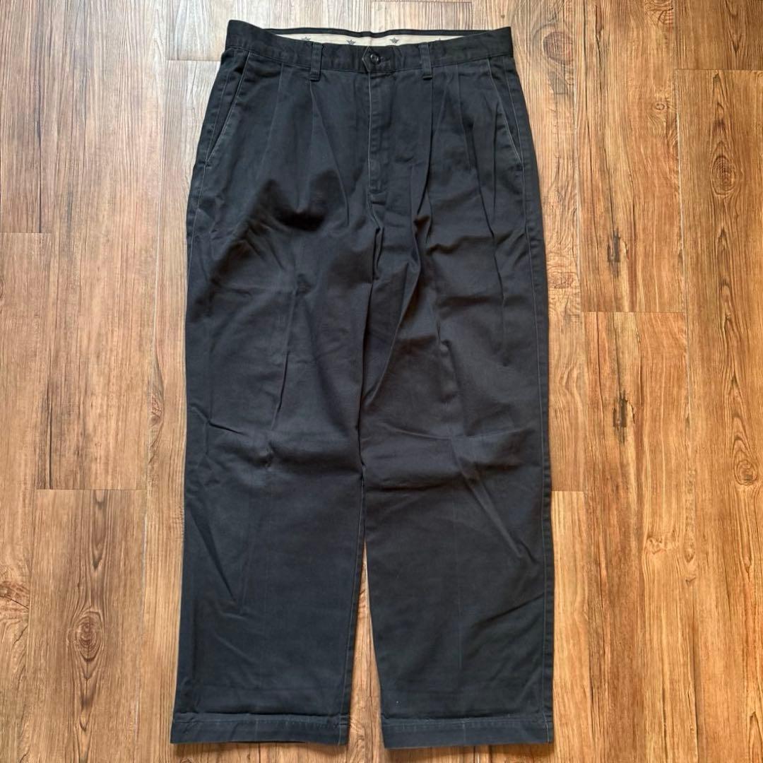 DOCKERS 90s〜00s チノパン 2タック ブラック w34 - メルカリ