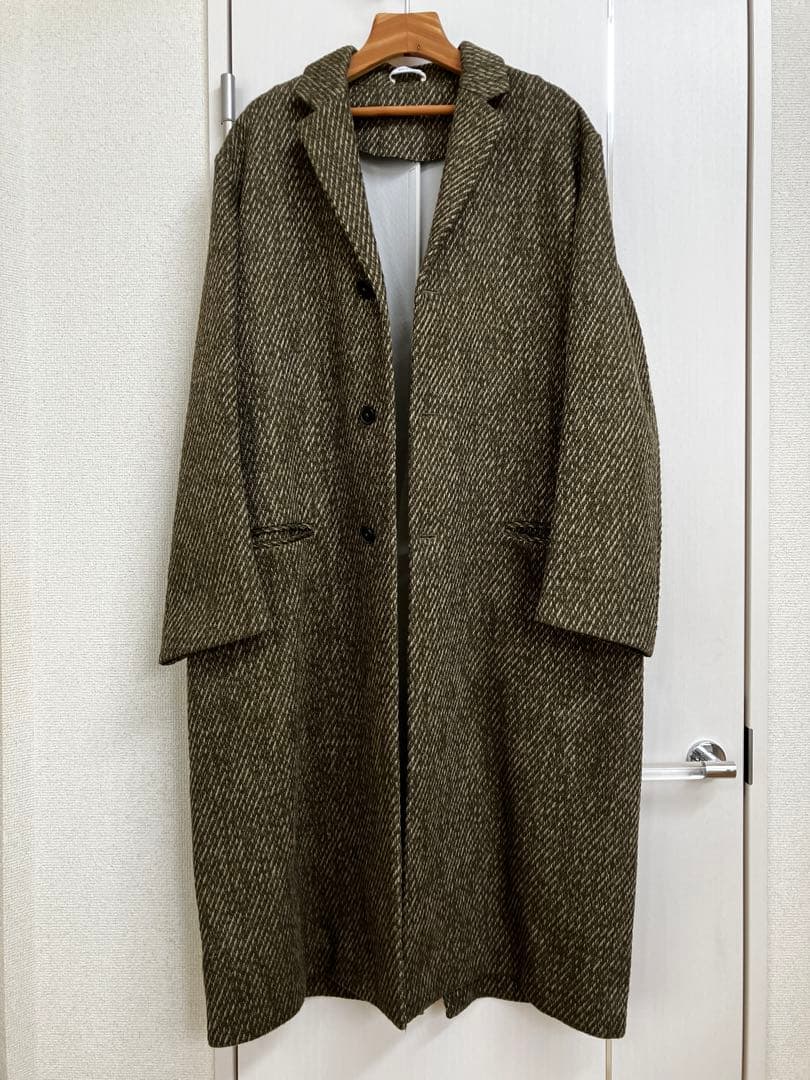 JIL SANDERジルサンダーツイードチェスターコート46 18AWメイヤー