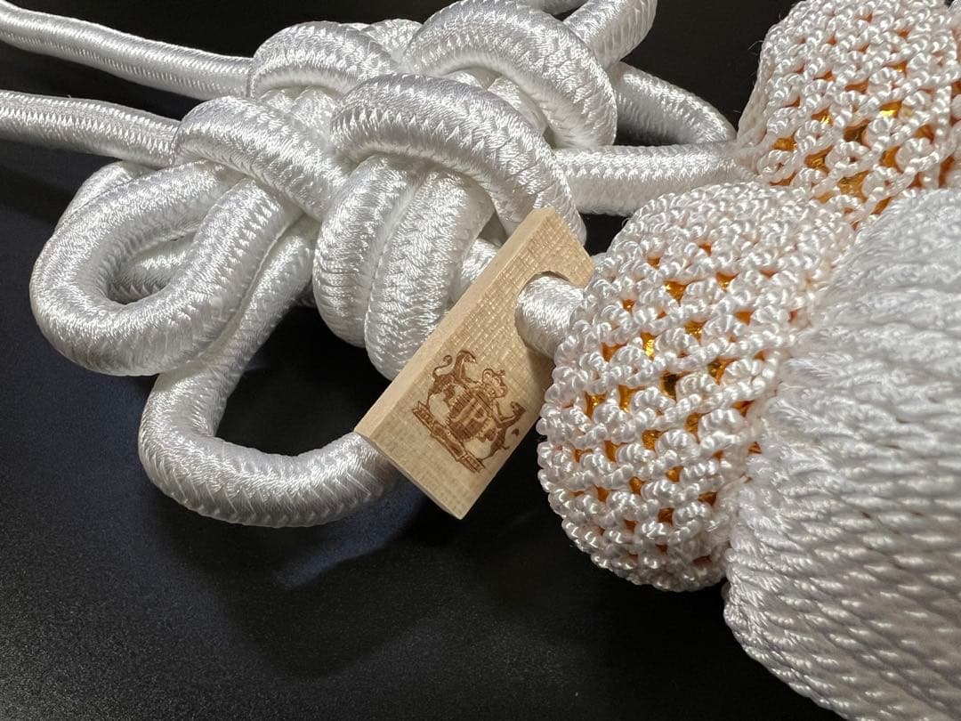 送料込み！ ふさ 白 菊結び 大サイズ 本物 ジャンクションプロデュース