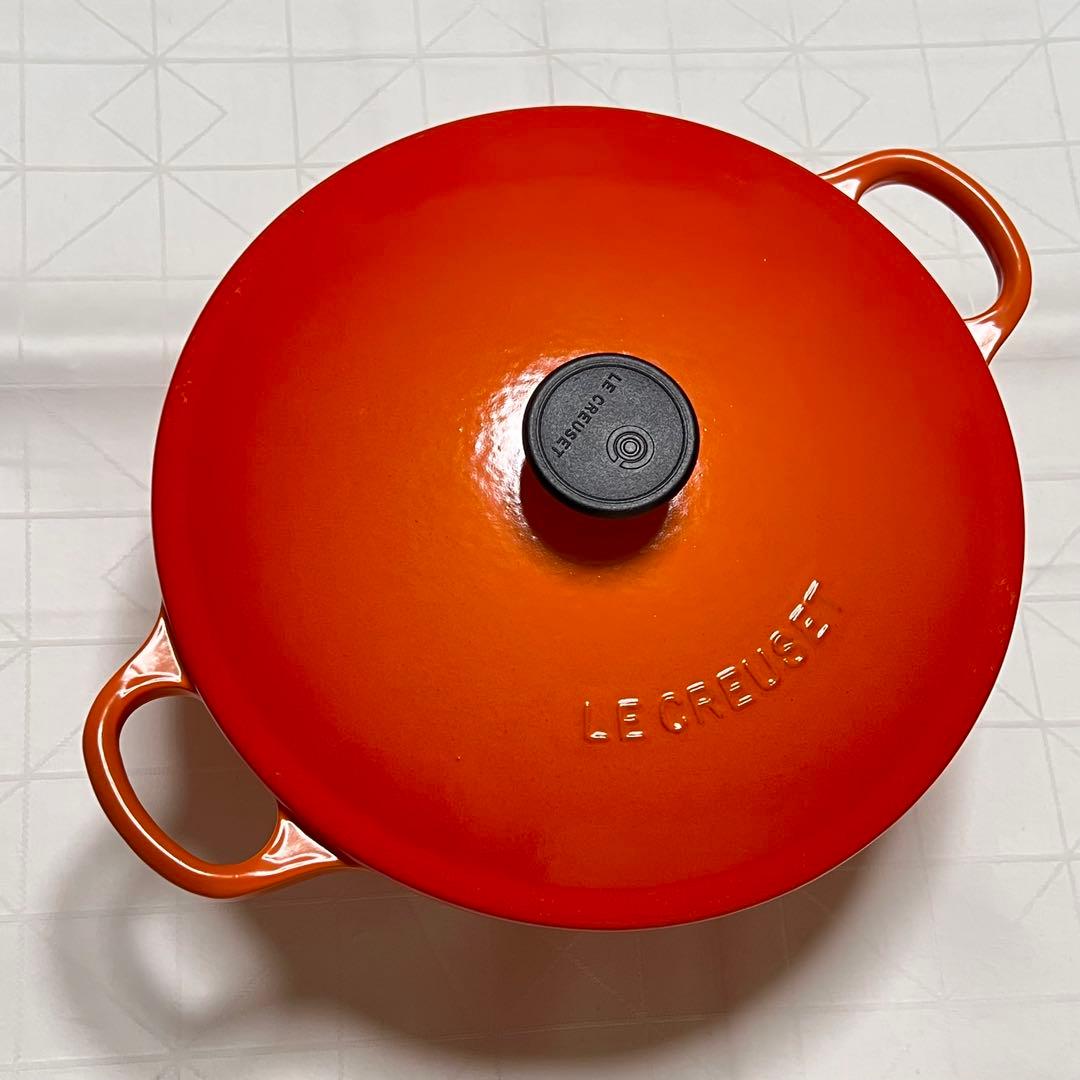 新品未使用】ル・クルーゼ マルミット 22cm ボルカニックフレーム