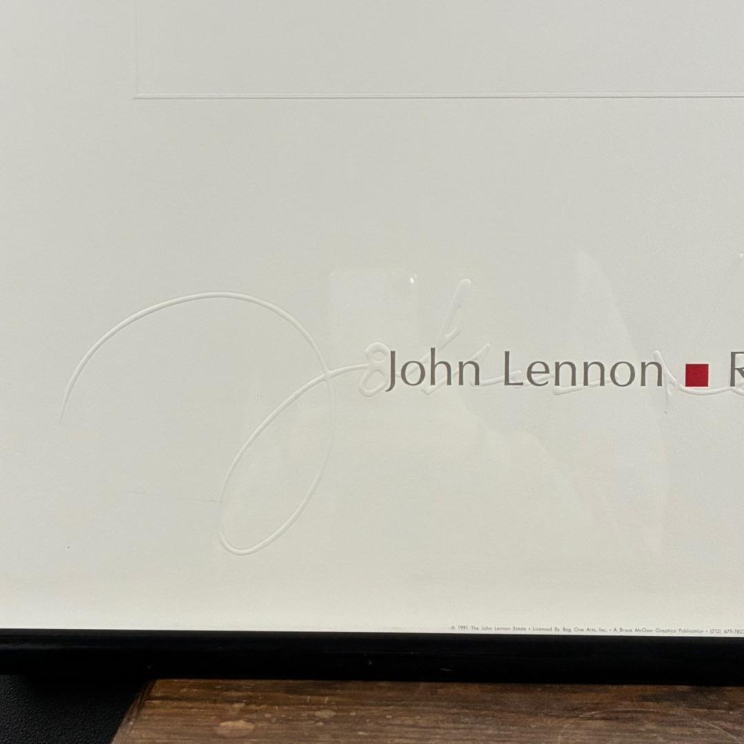 最終値下げ】美品 ジョン・レノン「Real Love」リトグラフ 印章有