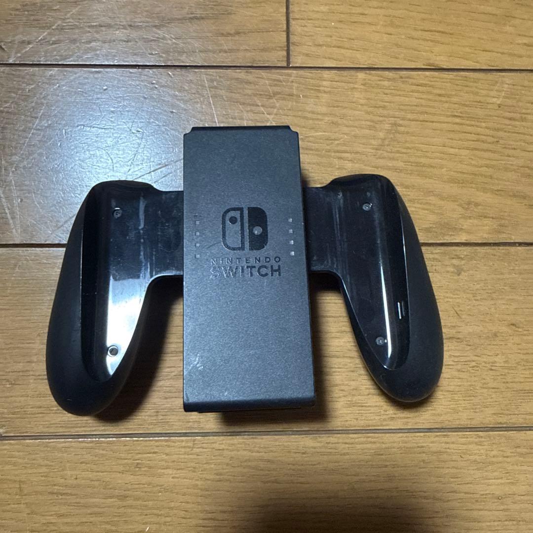 Nintendo Switch 本体 グレー ドック、グリップ、ストラップ