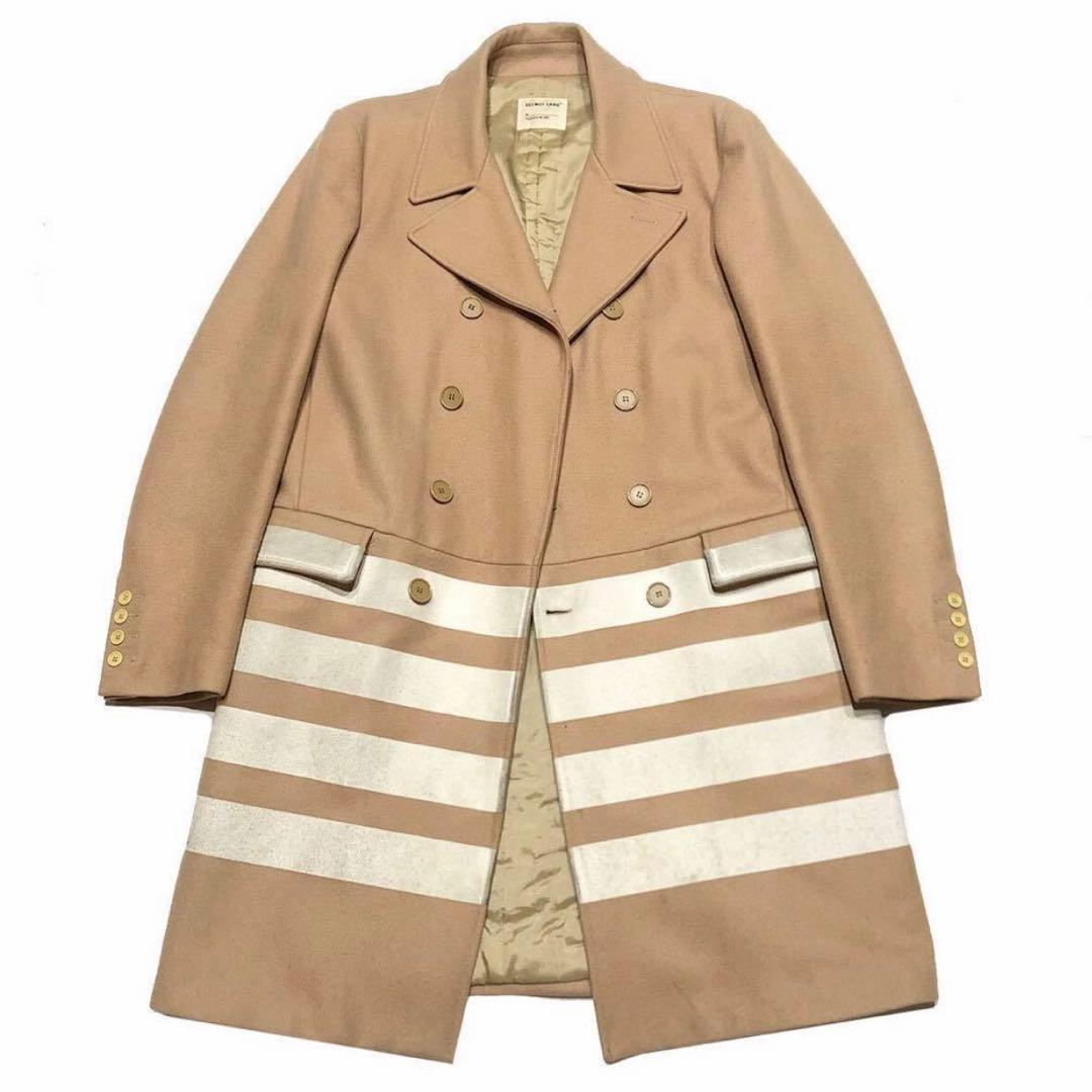 helmut lang 本人期ペンキラインコート