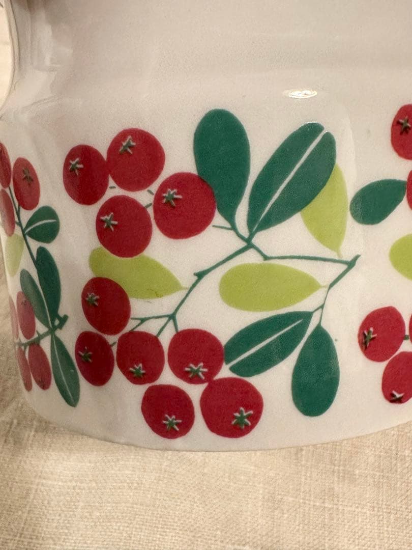 《値下げ》ARABIA Pomona(ポモナ) リンゴンベリー　ジャムポット