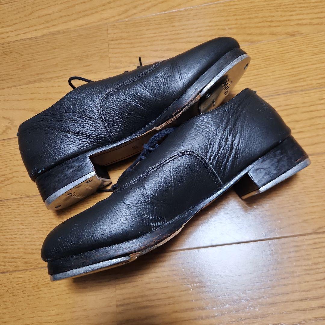 SoDanca(ソダンサ) タップシューズ 黒 M ハート刺繍 23.0cm