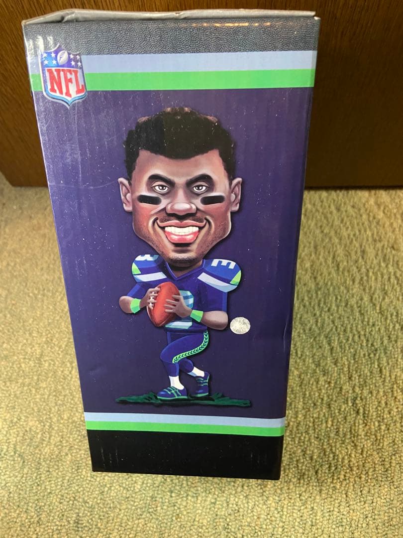 NFL ボブルヘッド カリカチュア ラッセル・ウィルソン/シアトル・シー