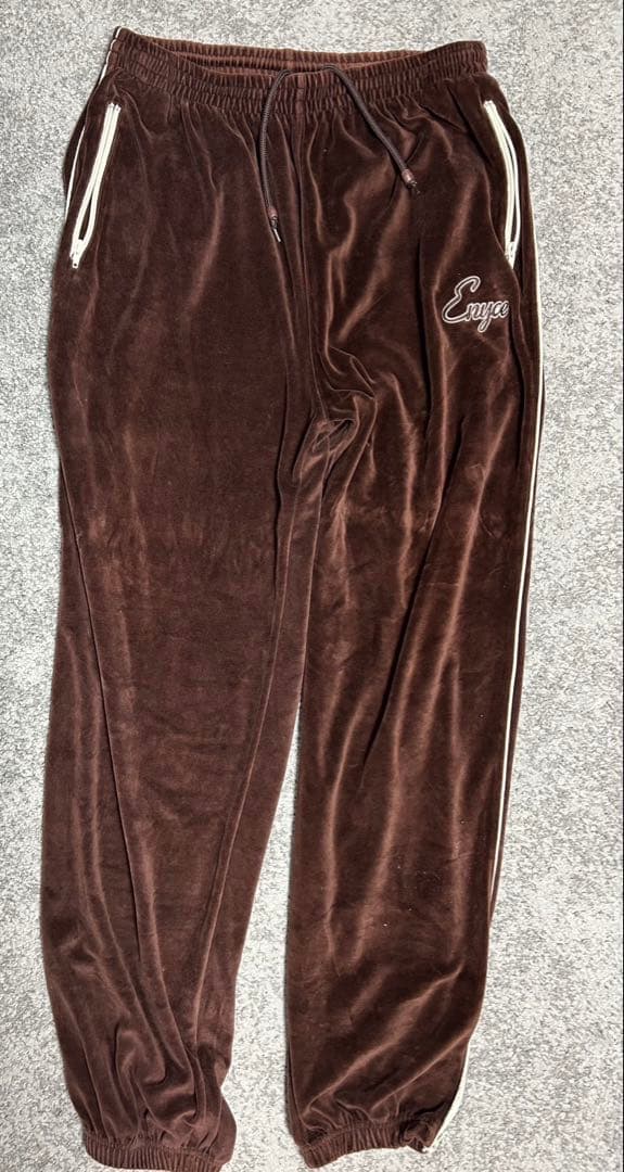 90s ENYCE エニーチェ ベロアセットアップ 上下セット - メルカリ