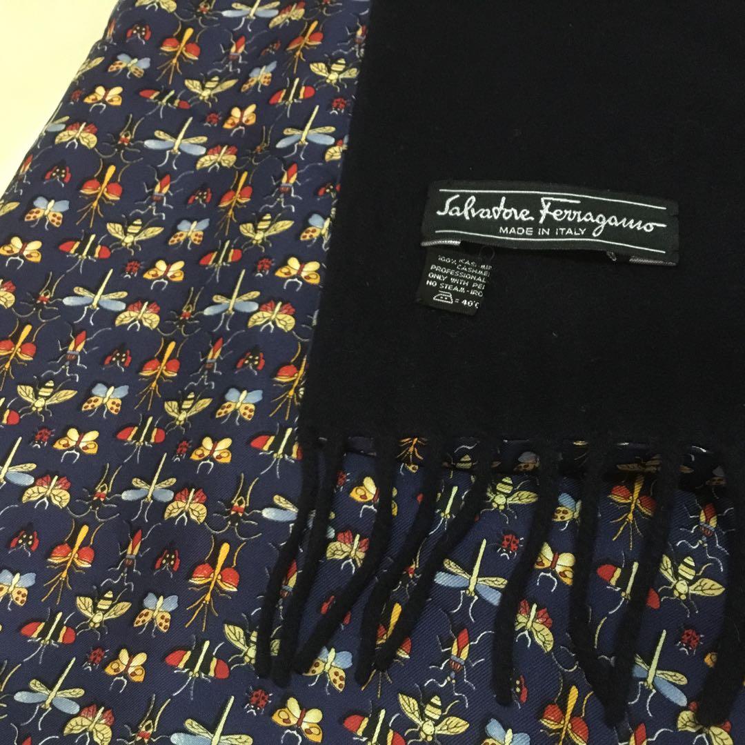 未使用＊美品☆サルバトーレフェラガモ＊マフラー＊シルクイタリア製