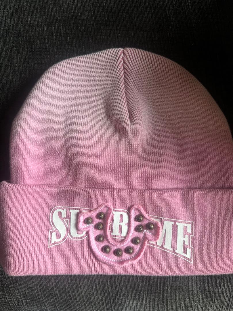 Supreme x True Religion Beanie Pink - メルカリ