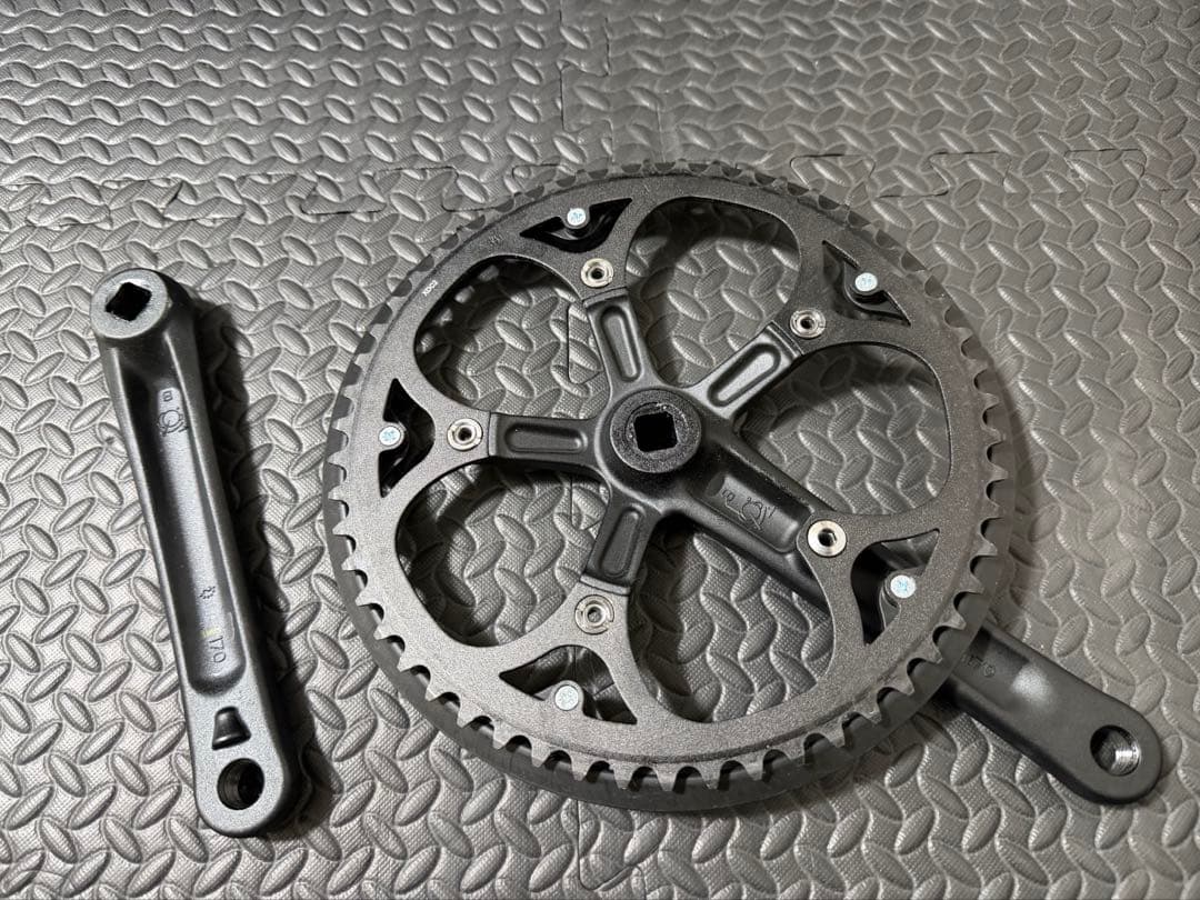 brompton クランク純正品 Pライン 54T スクエアテーパー BB付き