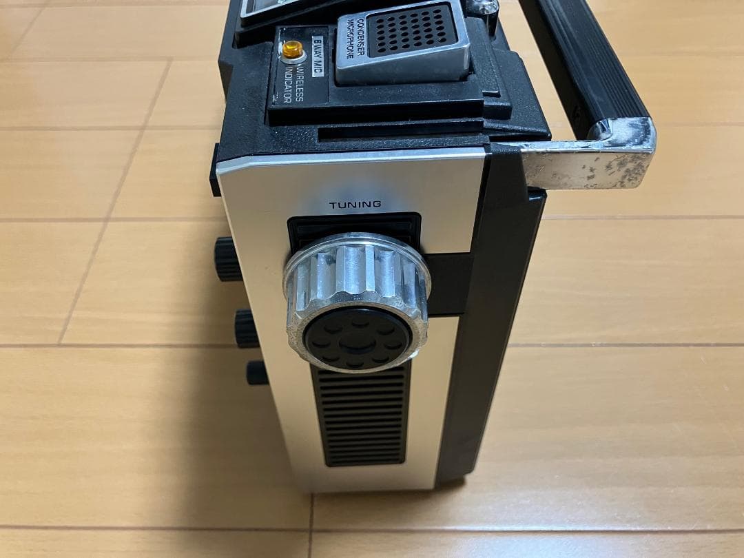 日立 FM/SW/MWラジオカセットテープレコーダー TRK-1280 HITACHI