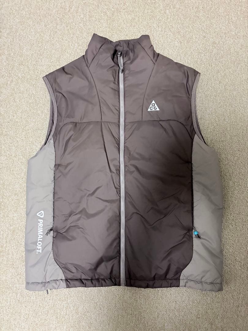 Nike ACG THERMA-FIT ADV ベスト ブラウン L Nike ACG Therma-FIT ADV Rope de Dope Full-Zip Vest 'Brown' DQ5777-004