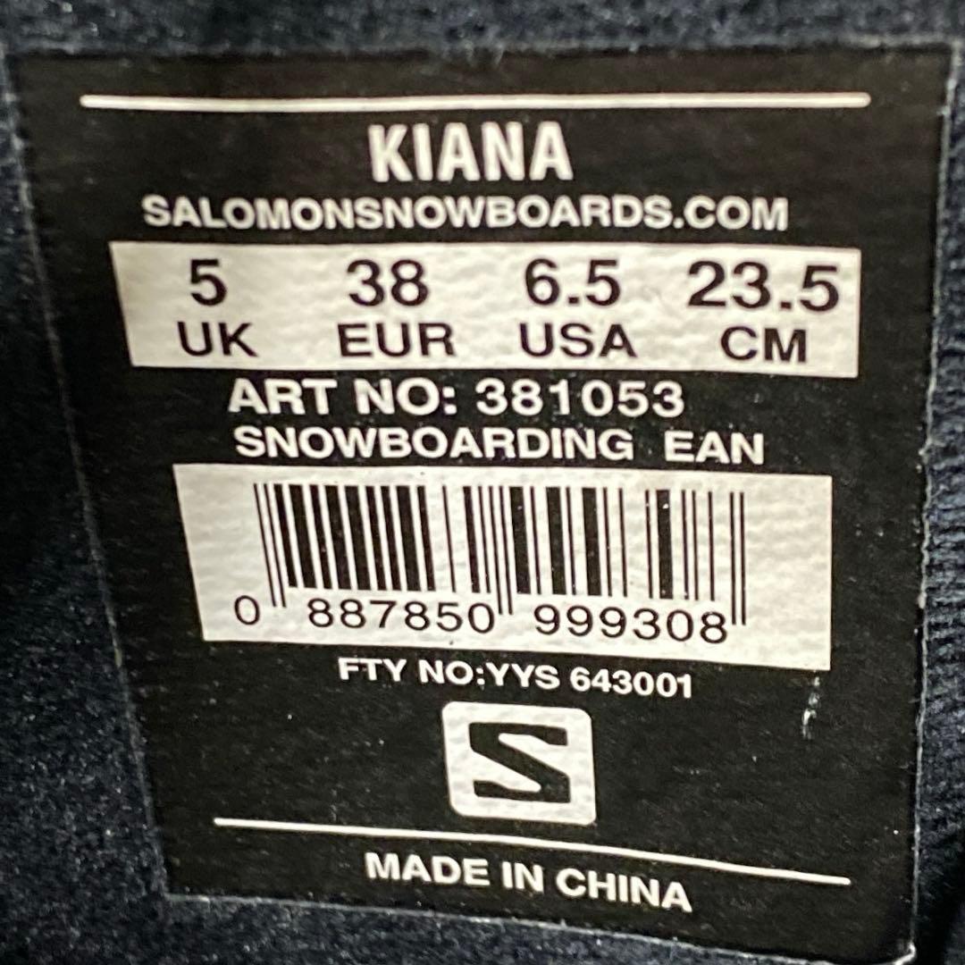 【即日発送】 SALOMON レディーススノボブーツ　KIANA 23.5cm