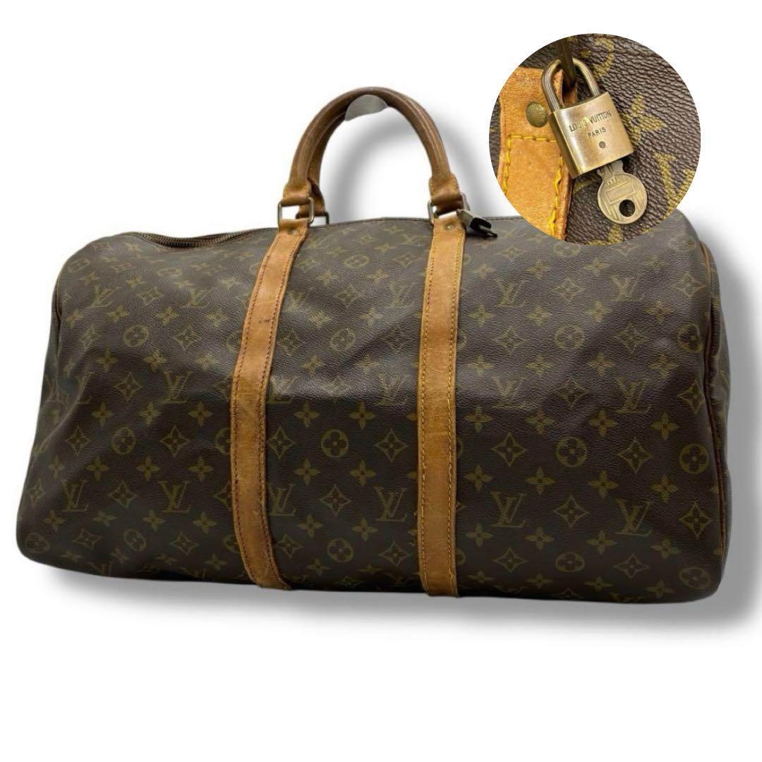 良品 ルイヴィトン キーポル50 M41426 モノグラム ボストンバッグ 希少 LOUIS VUITTON ボストンバッグ キーポル50 モノグラム M41426