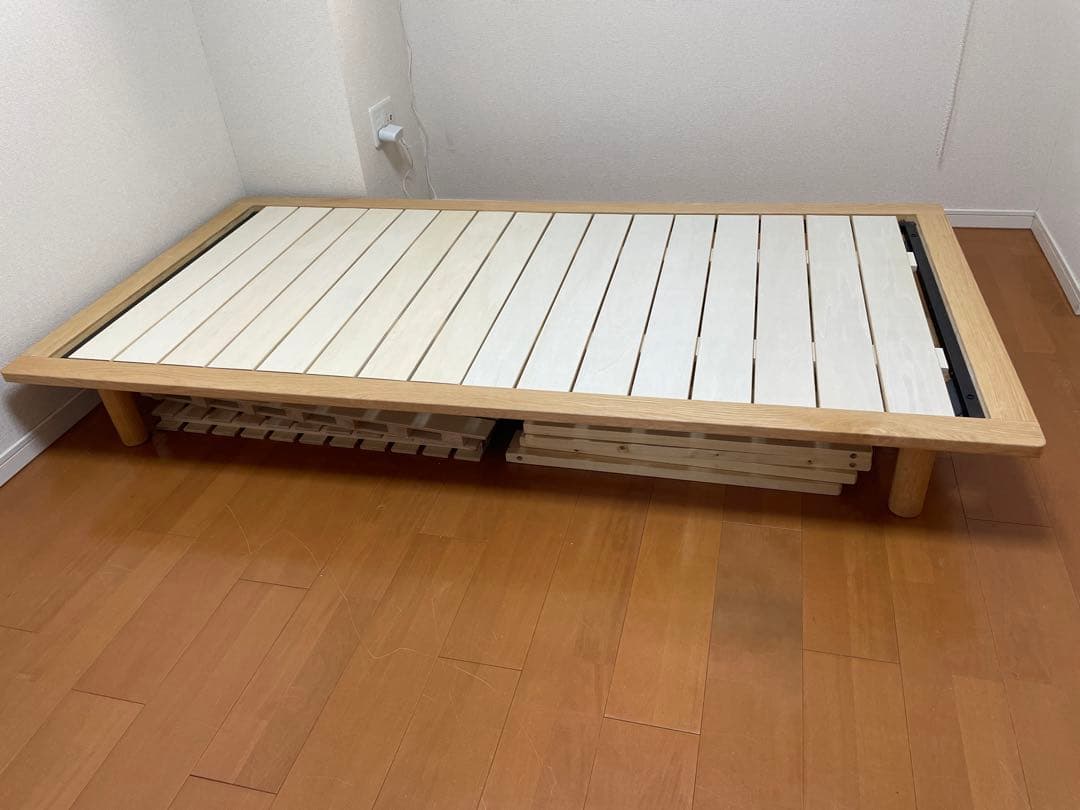 専用】直接引き取り無印良品 シングル 木製ベッドフレーム 2021年購入