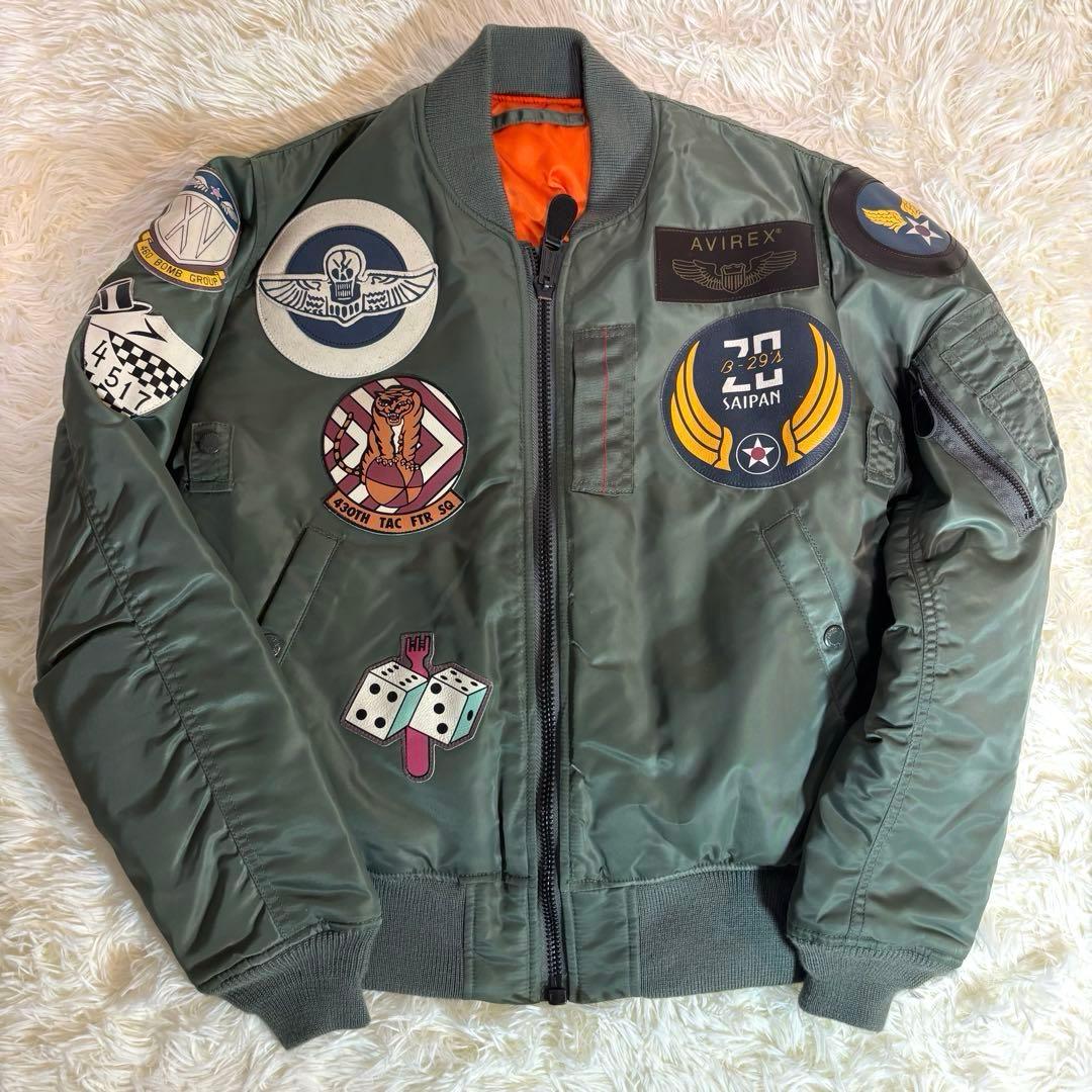 ✨　AVIREX フライトジャケット MA-1 トップガン 長渕剛 相棒 亀山薫 AVIREX フライトジャケット MA-1 トップガン 長渕剛 相棒 亀山薫