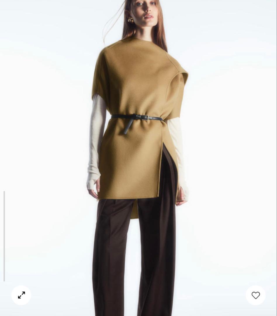 COS ウールブレンドケープ - メルカリ