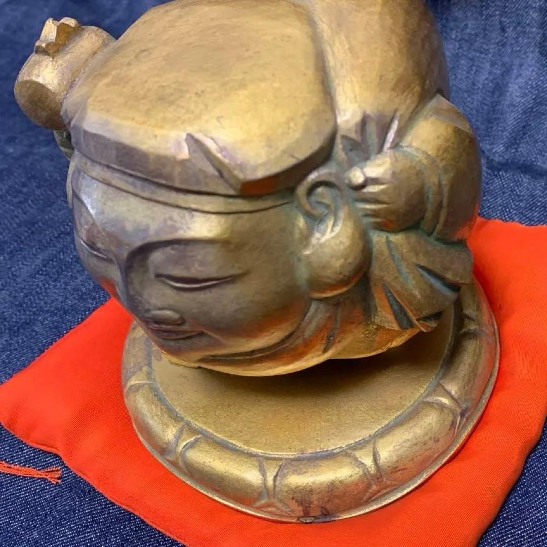 平櫛田中 大黒天 ブロンズ像 高さ約12cm 重さ約2.7kg - メルカリ