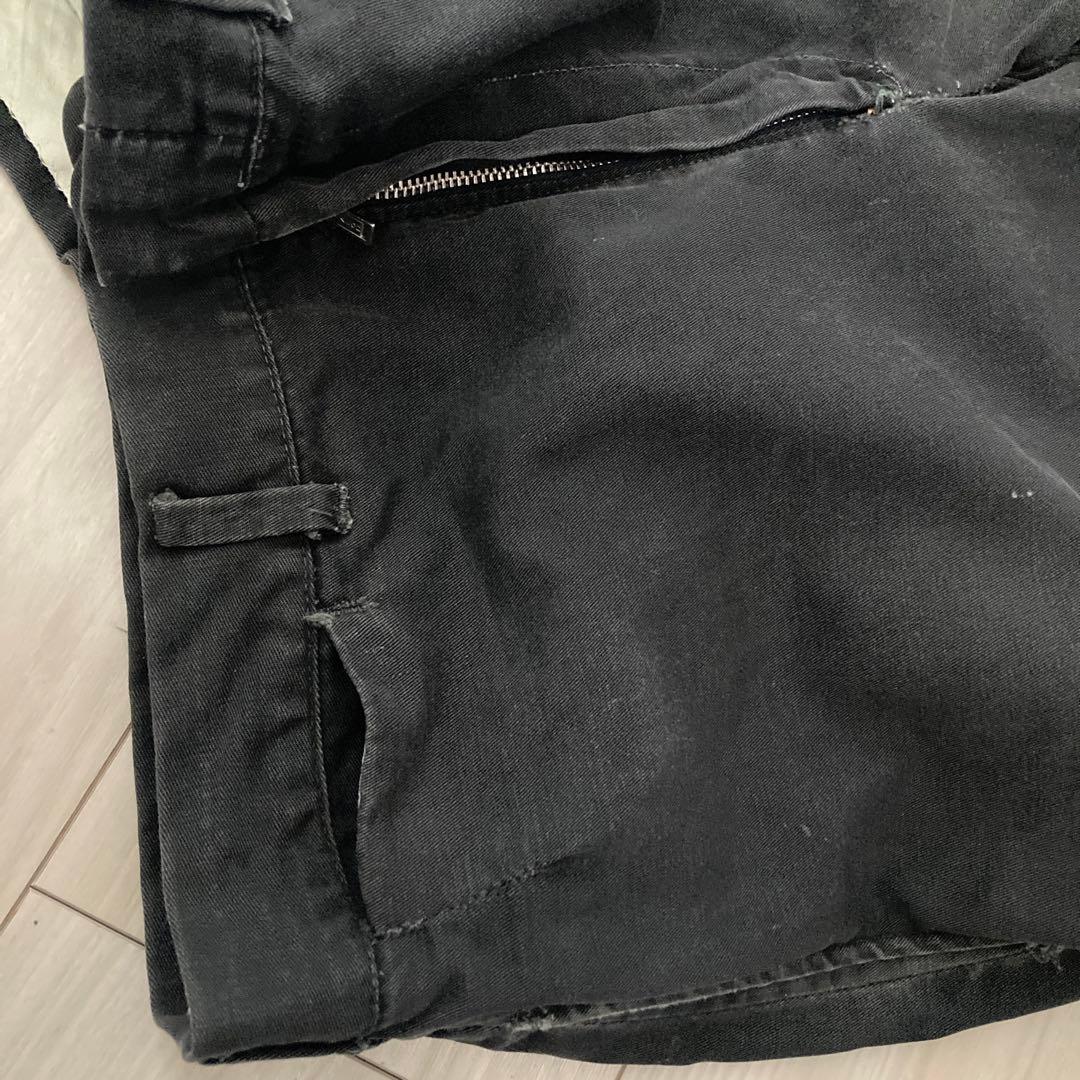 60s 50s ブラックパンツ ヴィンテージ usa製 コットン ワーク-通販