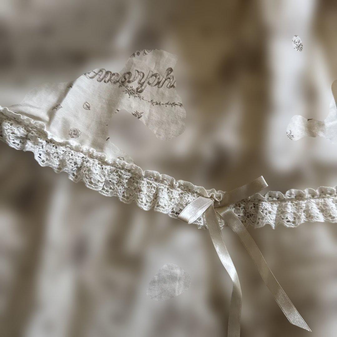 Metamorphose ブーケロゴ柄 生成りスカート - メルカリ