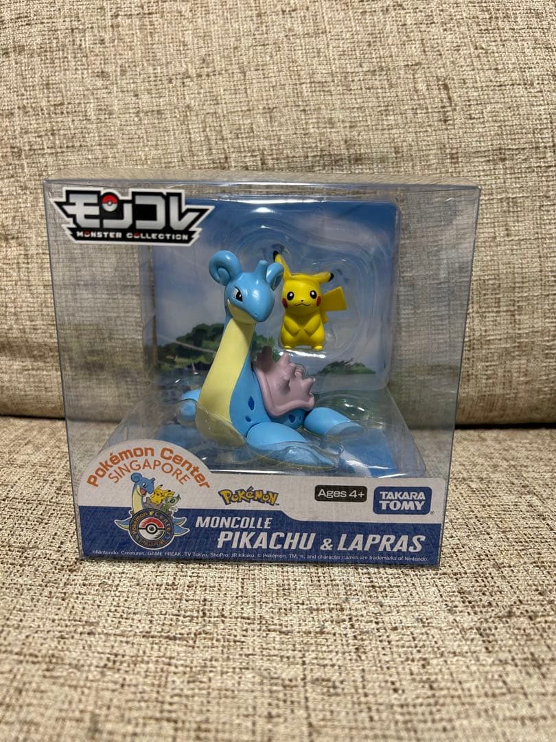 【シンガポール限定】モンコレ ピカチュウ & ラプラス フィギュア シンガポール限定】モンコレ ピカチュウ & ラプラス フィギュア
