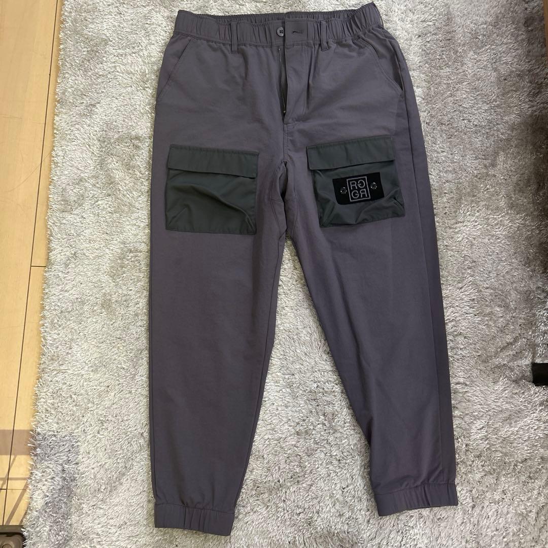 RUFFLOGラフロッグ グレー カジュポケット付き パンツ