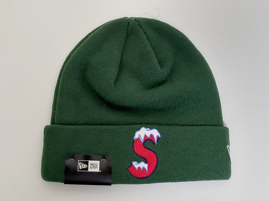 新品未着用　Supreme x New Era　アイスS Logo　Beanie Supreme x New Era FW23 S Logo Beanie Olive | eBay