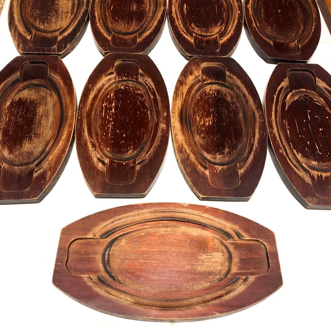 □ステーキ皿 9客セット□店舗用品・業務用・レストラン・食堂・居酒屋