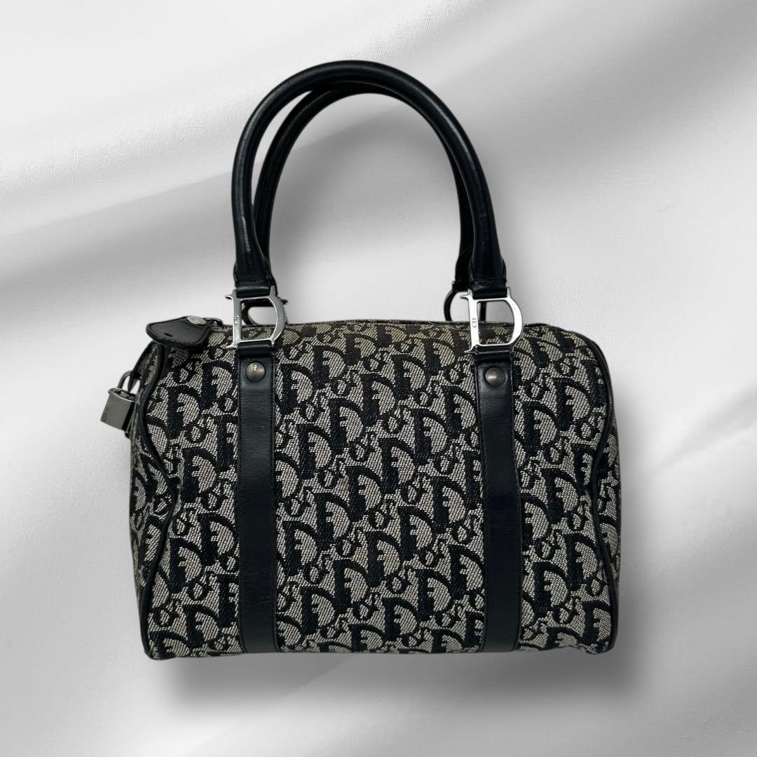 【良品】クリスチャンディオール トロッター ボストンバッグ 鍵付き Christian Dior（クリスチャン・ディオール） ディオール オールド