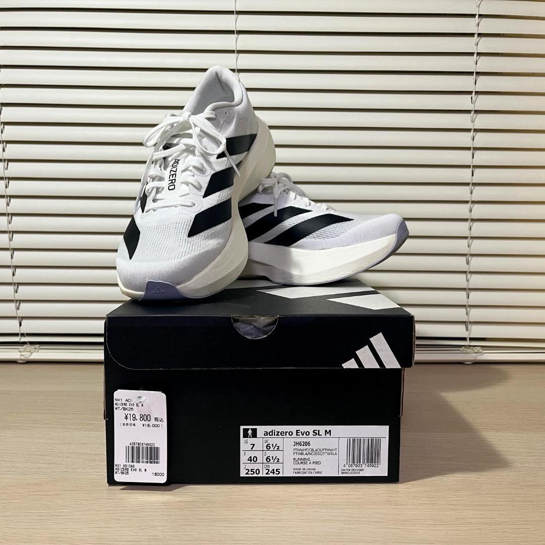 極美品】adizero Evo SL 25.0㎝／アディゼロ Evo SL - メルカリ