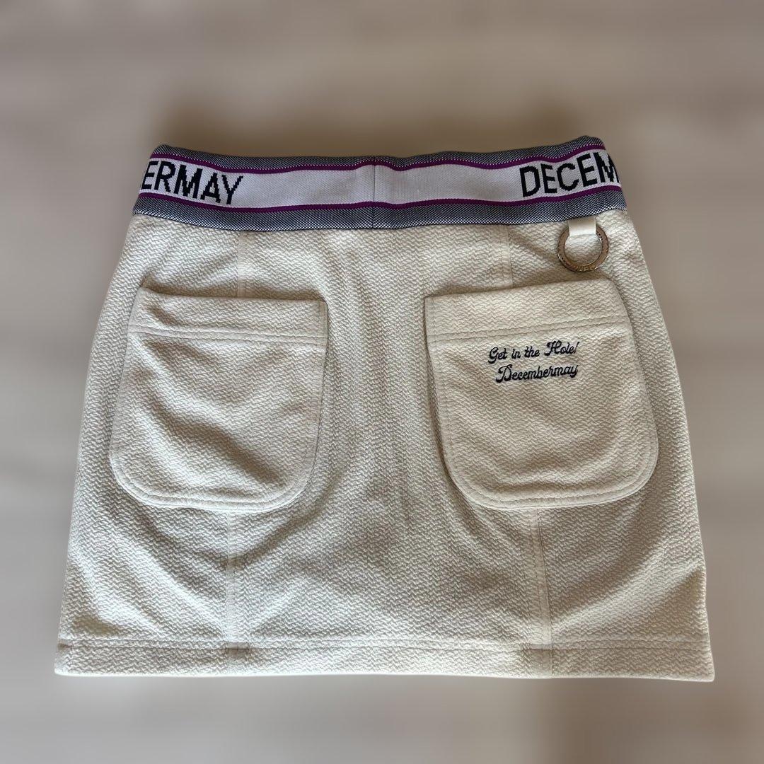 DECEMAY オフホワイト スカート ポケット付き - メルカリ