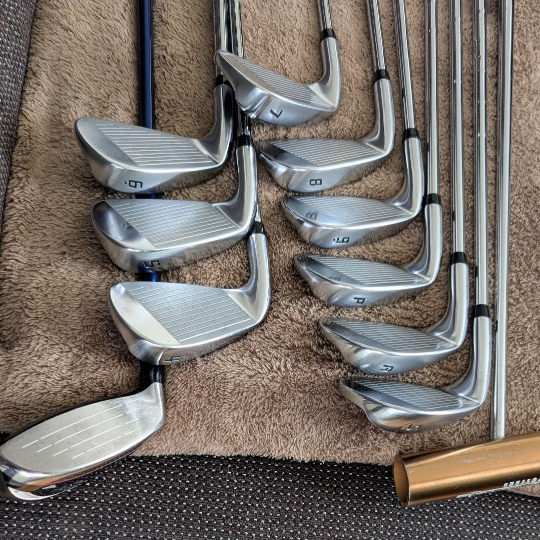 ヤマハ RMX 216アイアン9本＋4U＋パター 計11本