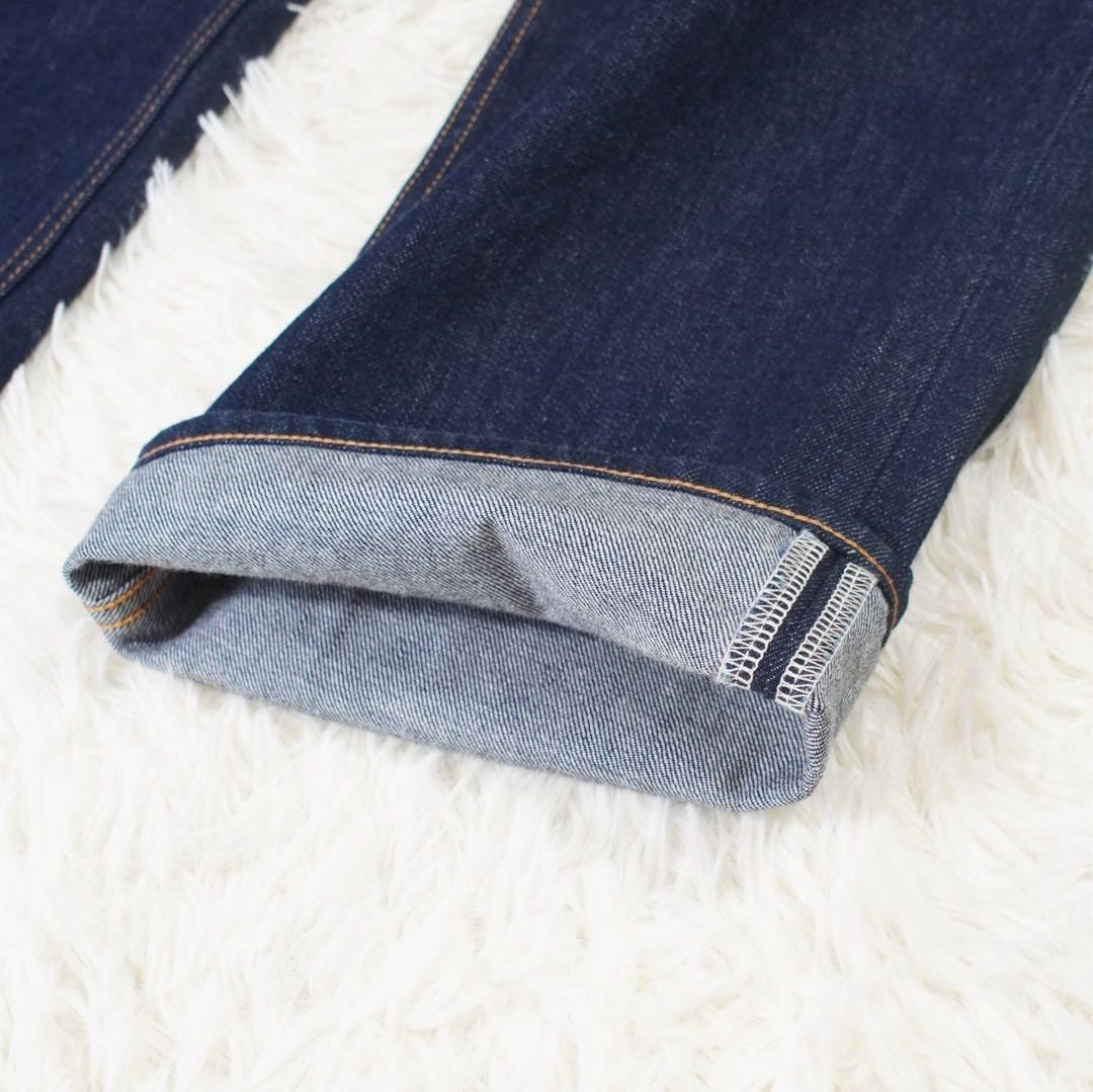 23年 濃紺 人気《marka》SHOE CUT JEANS(2)インディゴ