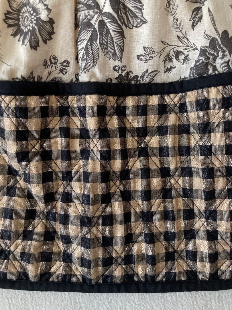 Bonjour Diary ボンジュールダイアリー キルティングワンピース 8y