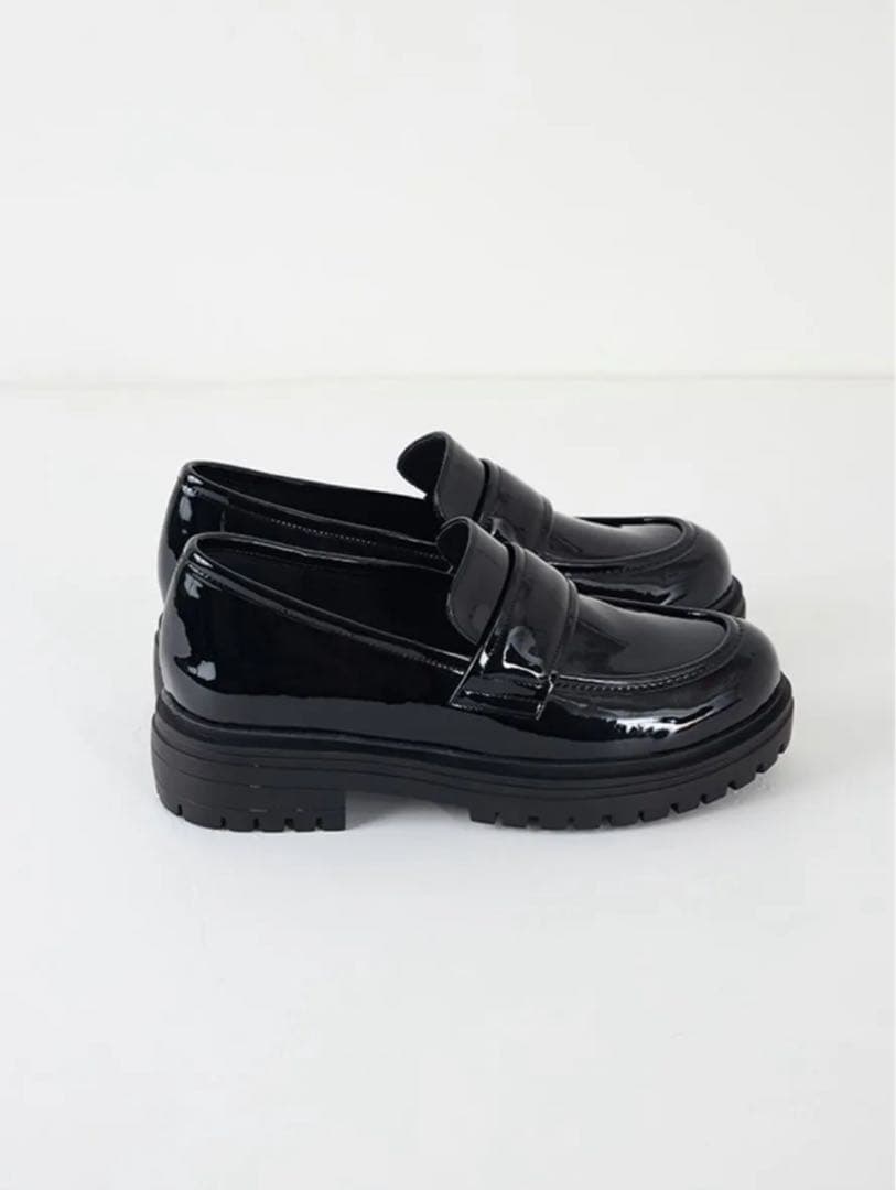 FORME ブラック ローファー レインシューズ 東原亜希 Mサイズ