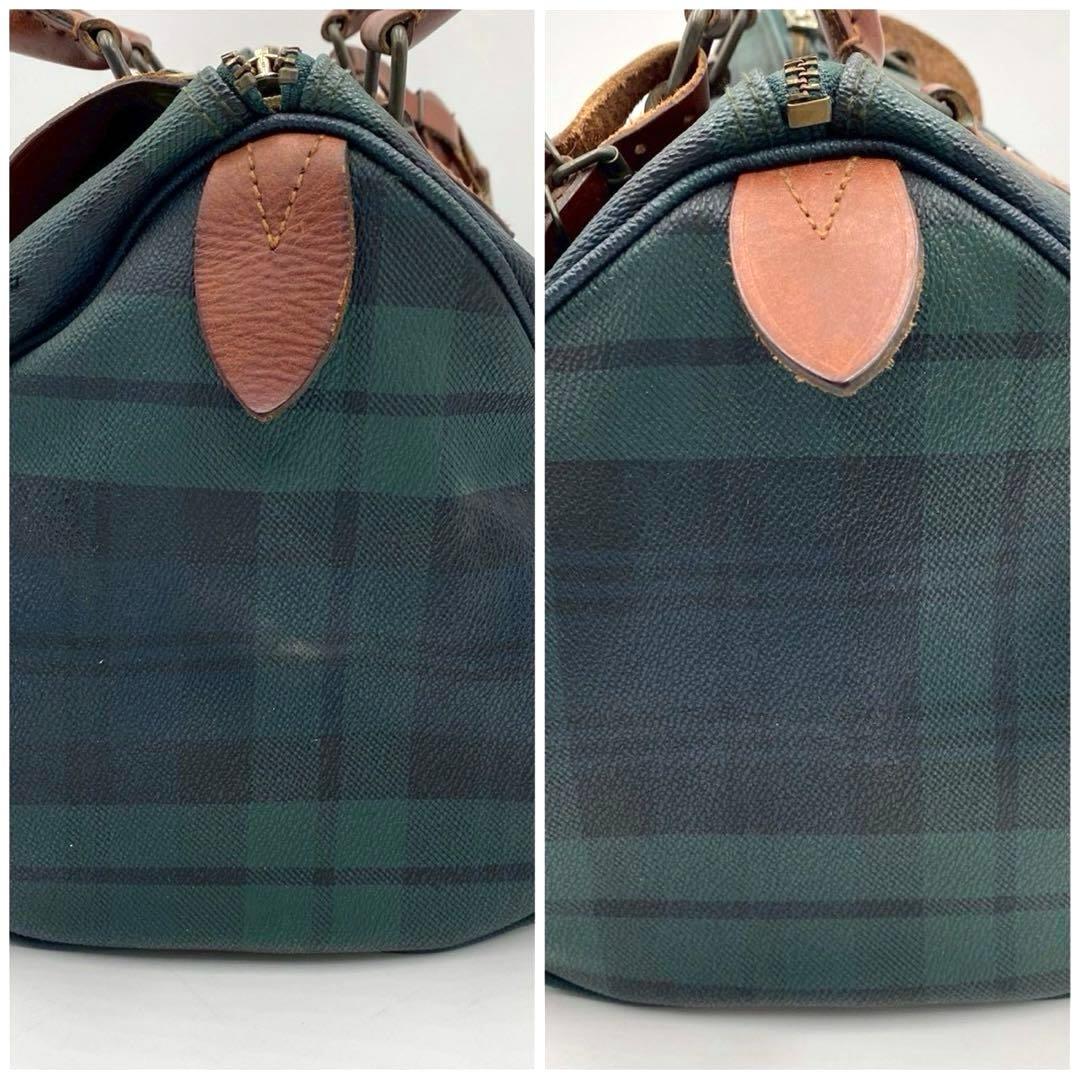 ポロ ラルフローレン ミニボストンバッグ チェック柄 ハンドバッグ