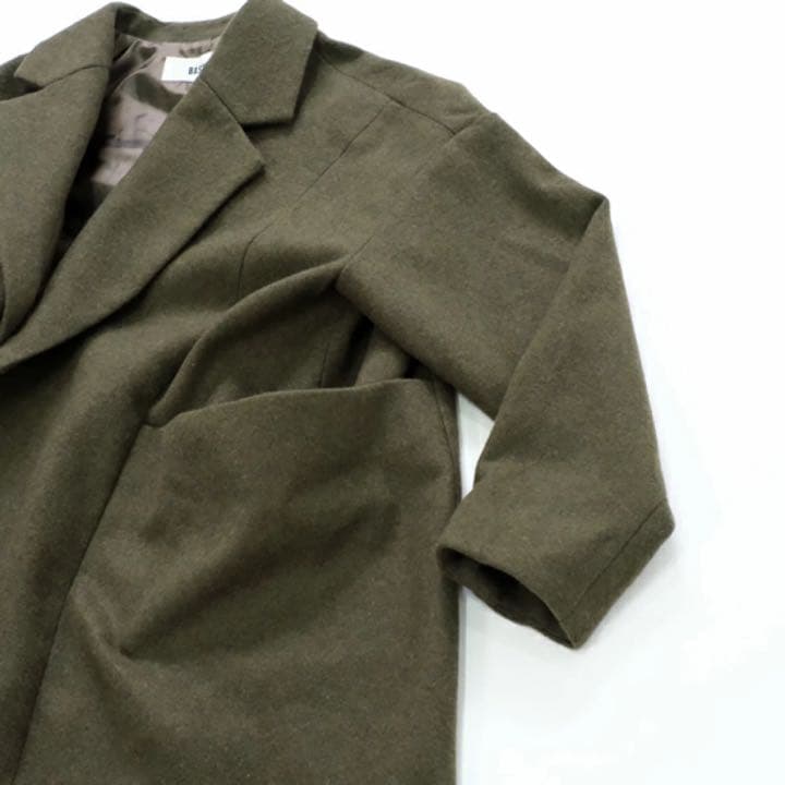 11/17値下BASISBROEK バージスブルック EGG チェスターコート