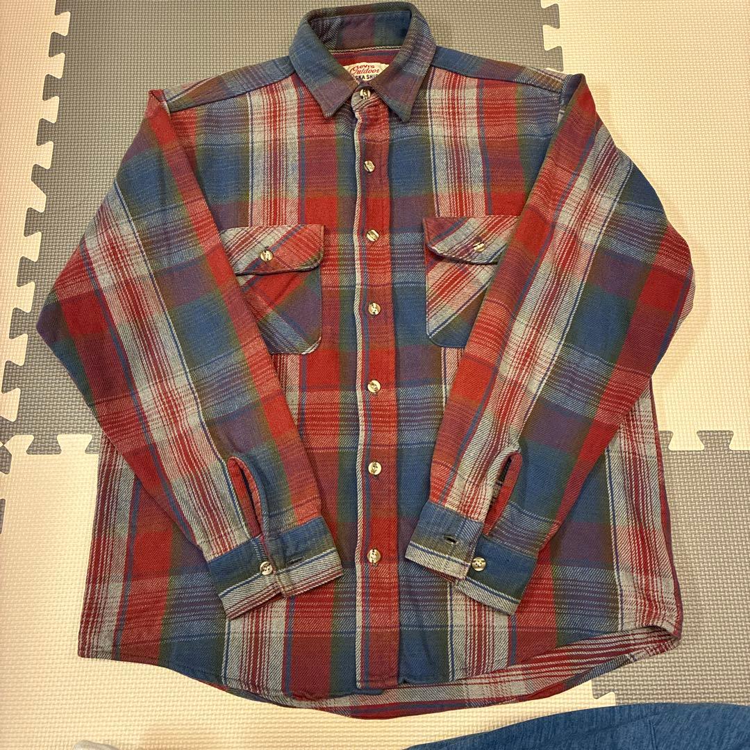 90s USA製 Levi's ALASKA SHIRTS ネルシャツ M - メルカリ