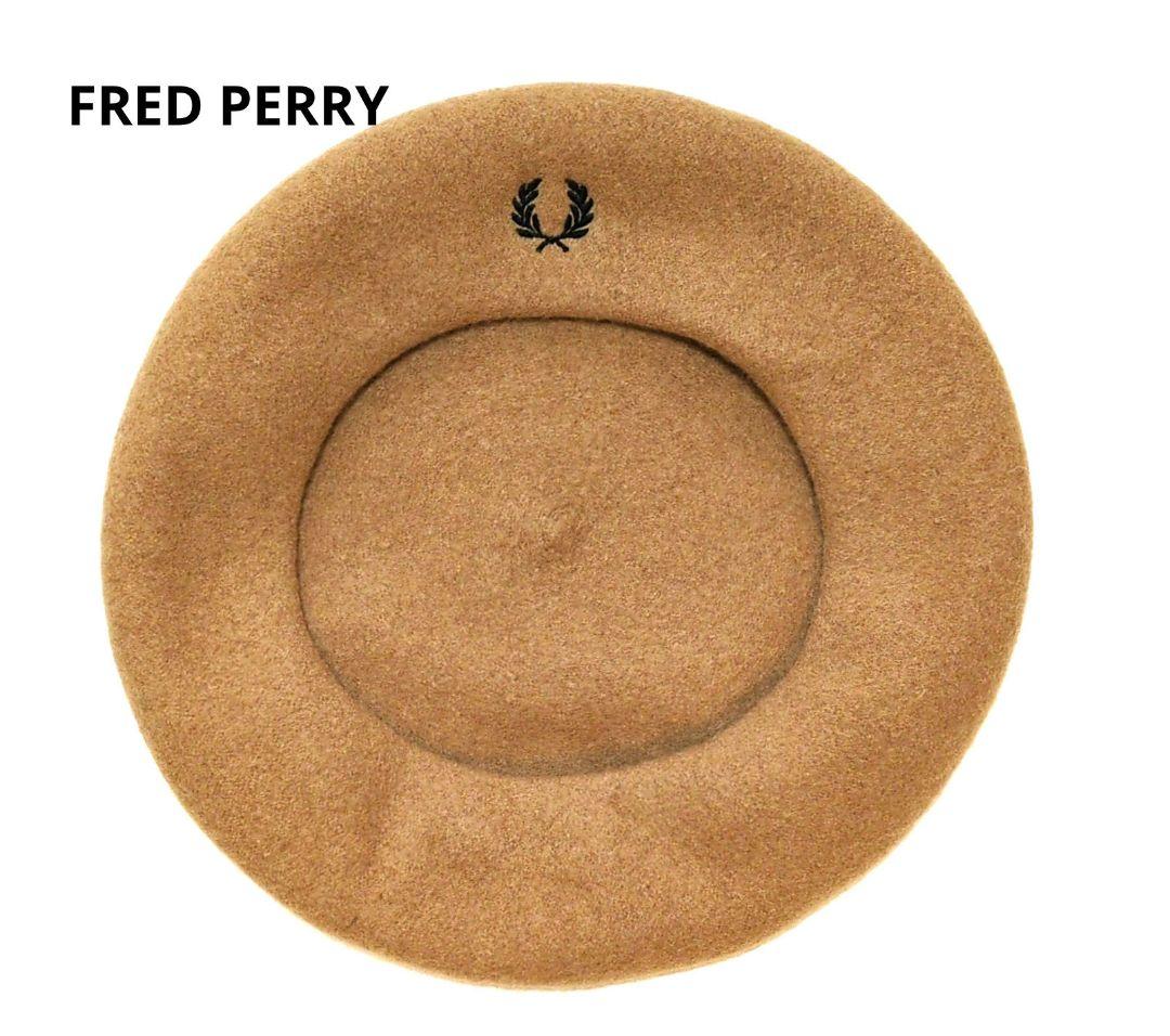 タイムセール♡FRED PERRY ベレー帽 FRED PERRY（フレッドペリー） 帽子 ベレー帽 「FRED PERRY」BERET