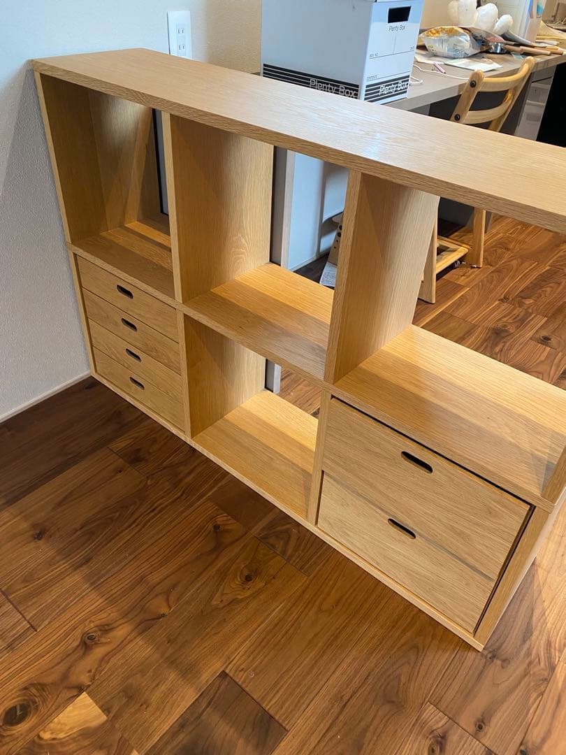 無印良品　スタッキングシェルフ　オーク スタッキングシェルフ｜ 無印良品