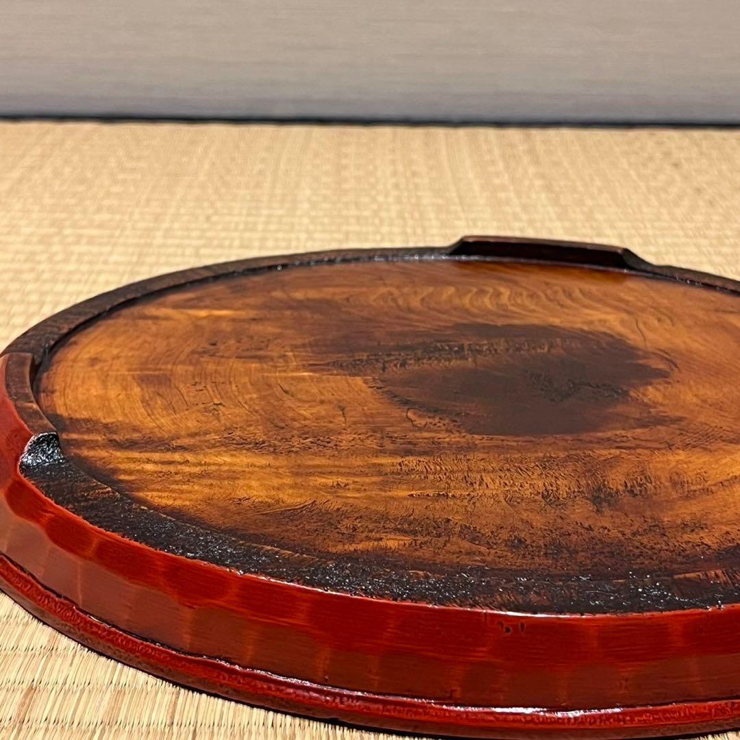 後藤塗 赤塗 彫板飯櫃 共箱 木製漆器 飯器 茶懐石道具