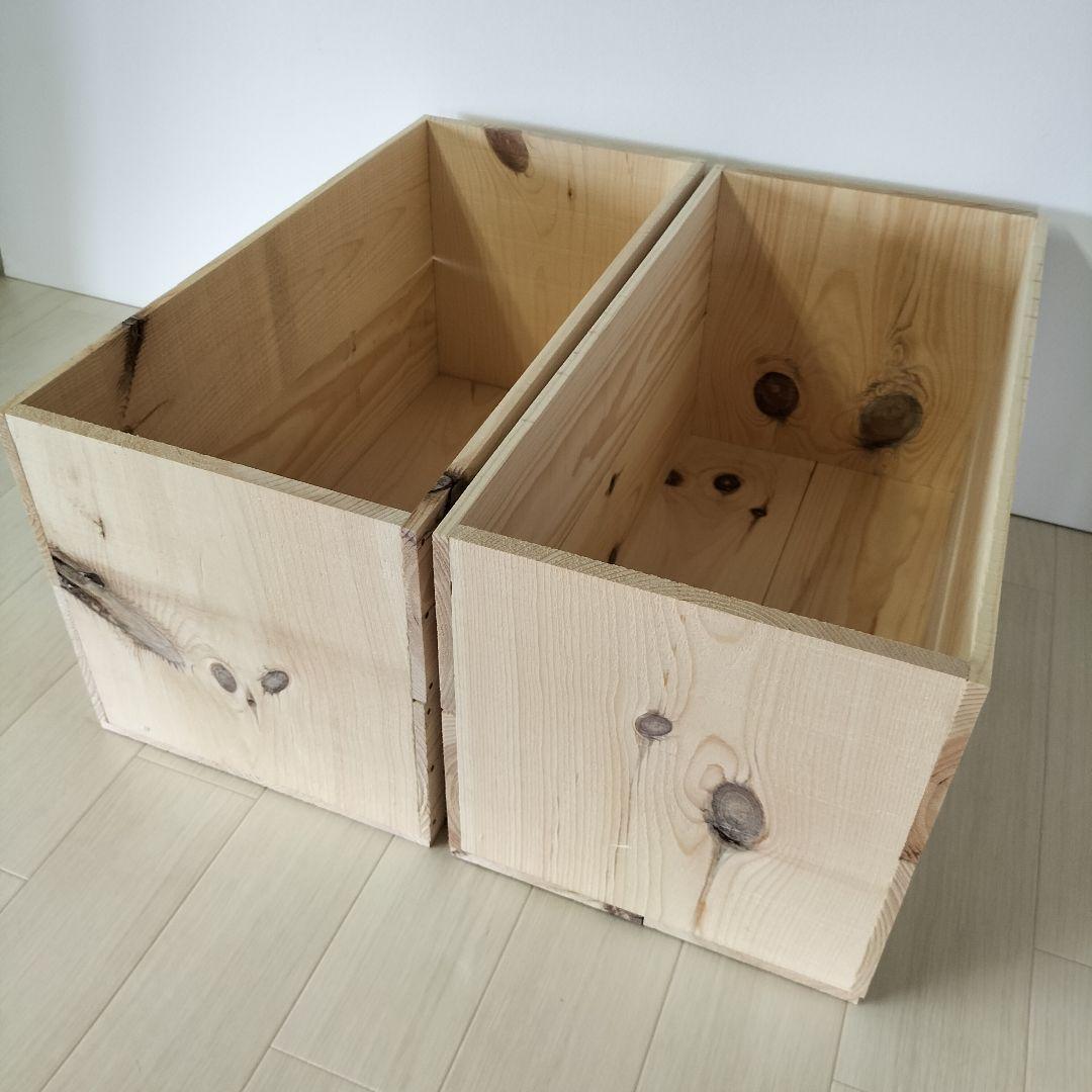 《持ち手無しりんご箱》6箱セット★収納 木箱 本棚 北欧 インテリア DIY