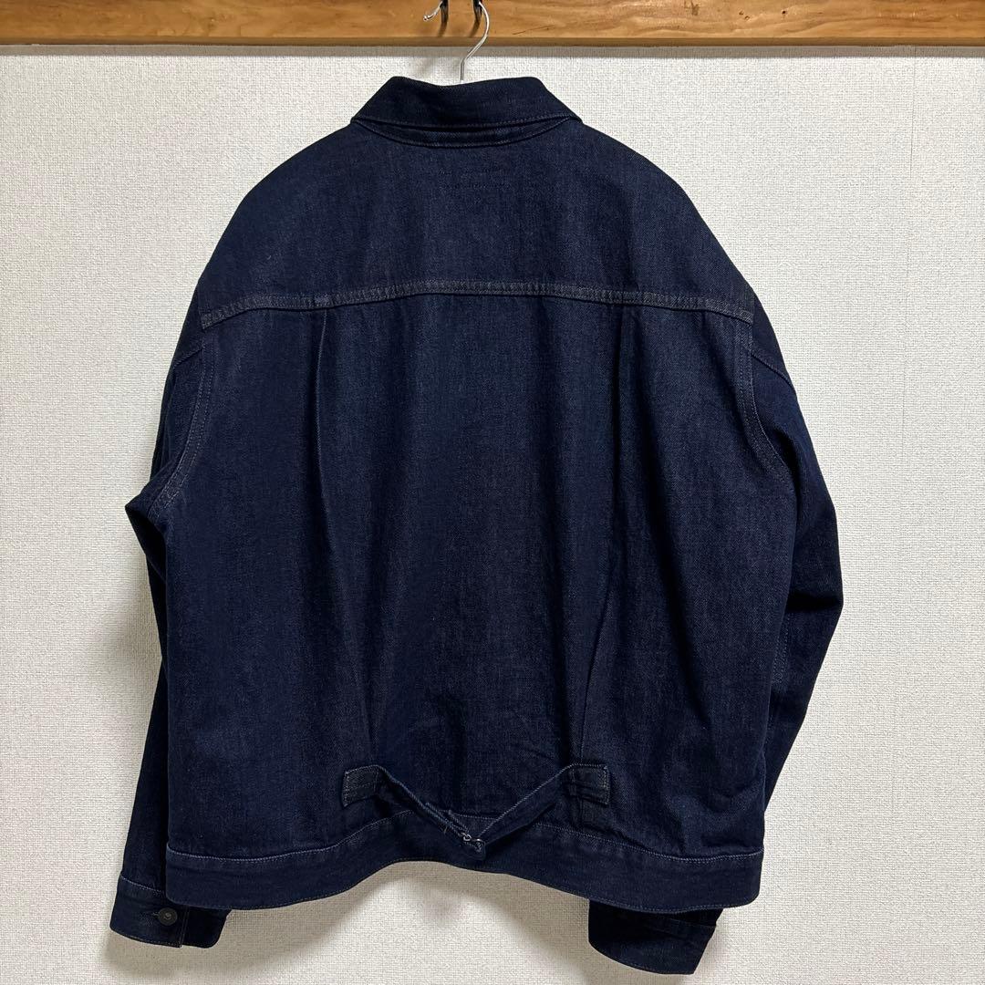 UNIQLO デニムトラッカージャケット 68 BLUE L 男女兼用 - メルカリ