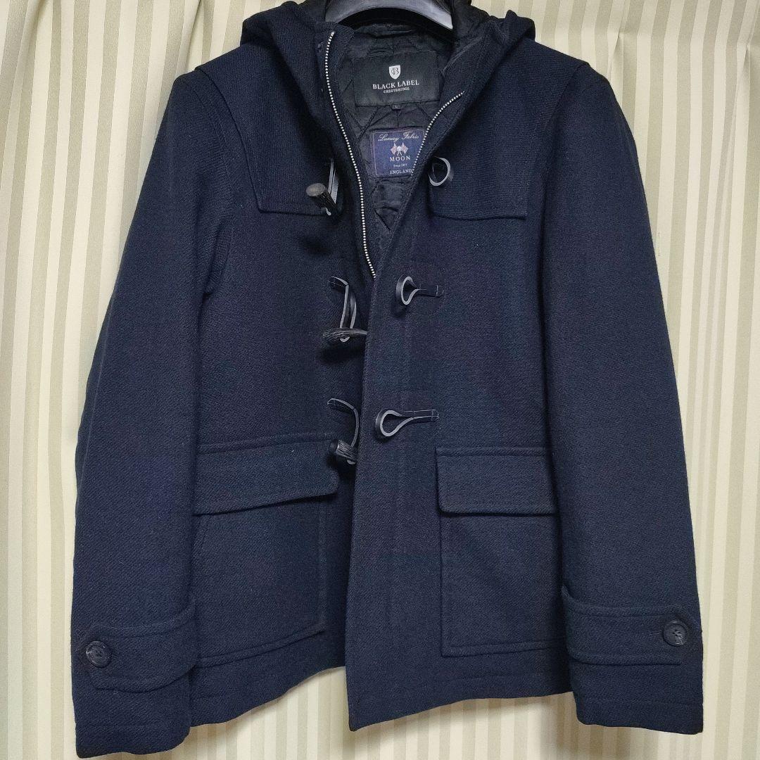格安　ブラックレーベルクレストブリッジ　ダッフルコート　L ダブルフェイスクレストブリッジチェックダッフルコート | ブラック