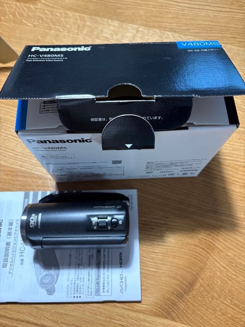 《美品》Panasonic HC-V480MS ビデオカメラ