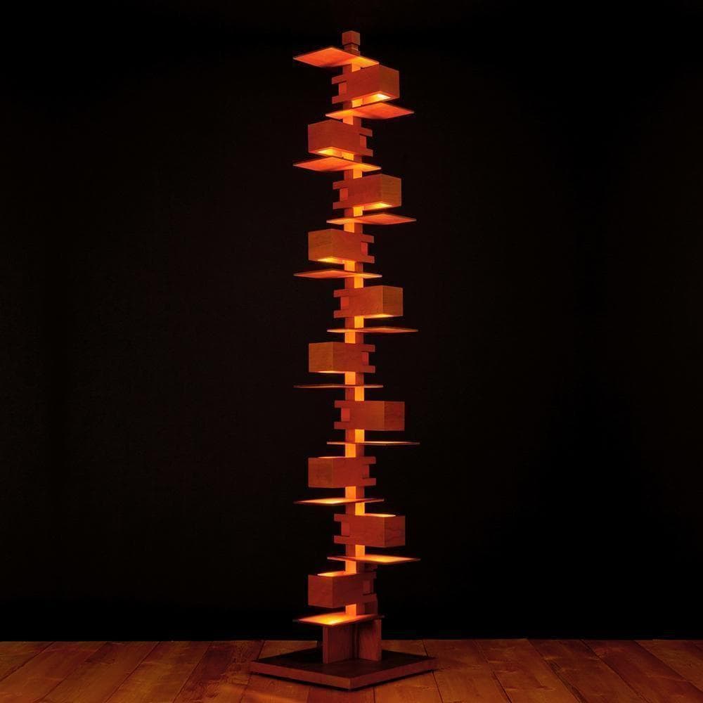 フランクロイドライト タリアセン 2 XLフロアライト　チェリーブラウン フランク・ロイド・ライト タリアセン2(ミドルタイプ111cm) フロアー