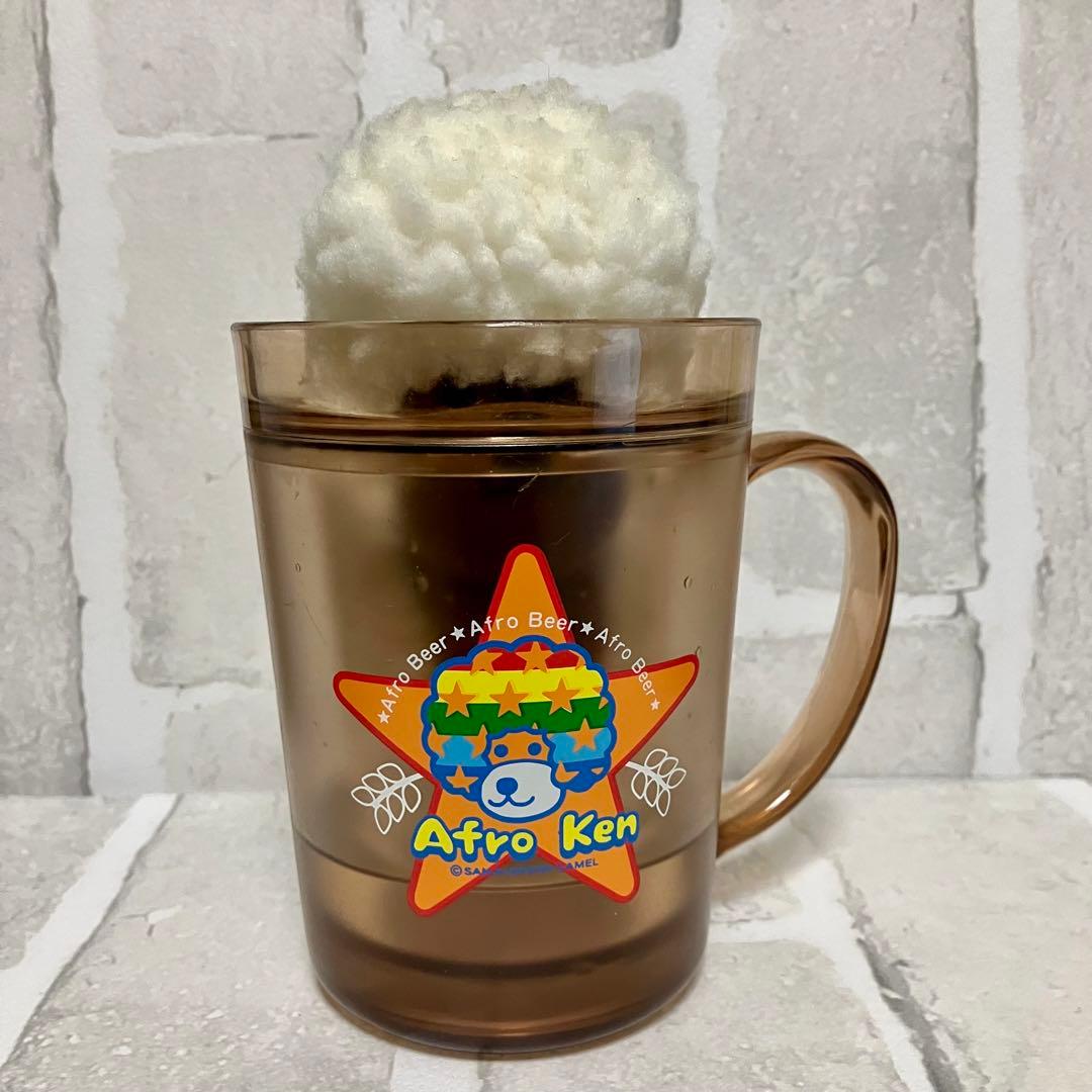 アフロ犬 ビール犬 ぬいぐるみ付きマグ レトロ - メルカリ