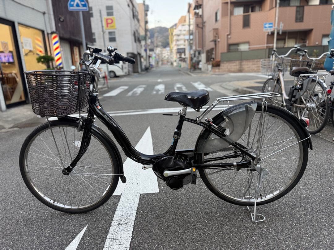 電動アシスト自転車 シティタイプ 黒 26インチ 電動アシスト自転車 シティタイプ 黒 26インチ