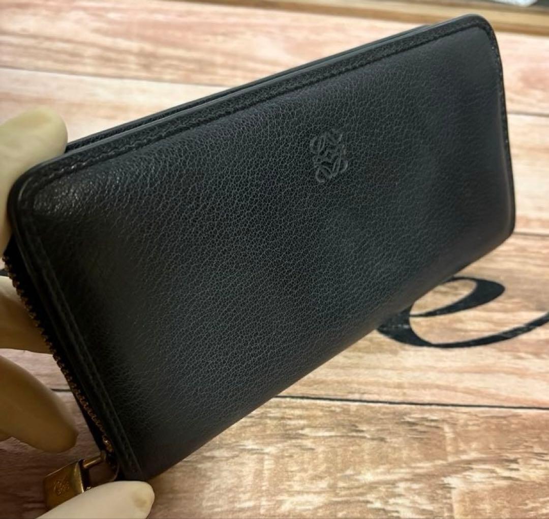 ✨人気✨ロエベ LOEWE ラウンドファスナー 長財布 アナグラム LOEWE（ロエベ） アナグラム ラウンドファスナー ロングウォレット 長