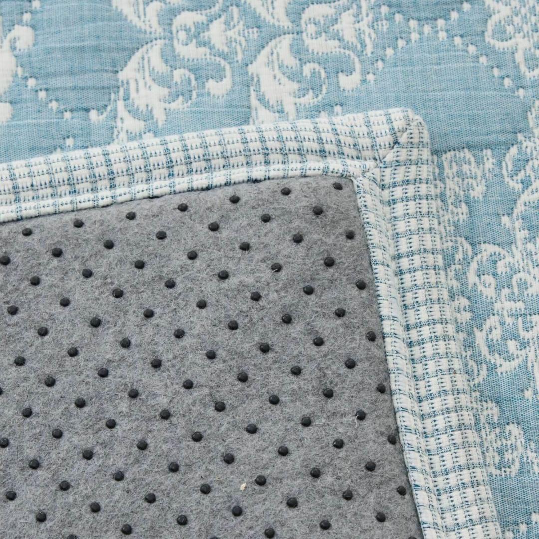 スワトウ刺しゅう協会認定 ジャガード織ラグ 190×240【新品】 スワトウ